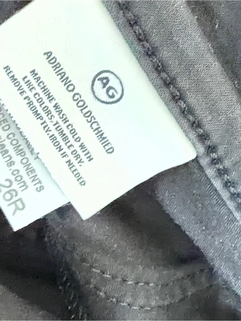 Ag Adriano Goldschmied skinny silhouette